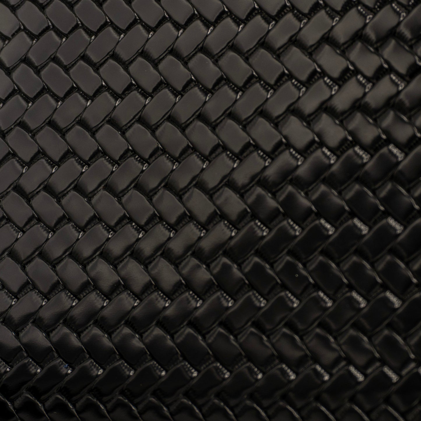 Close-up of a black woven pattern