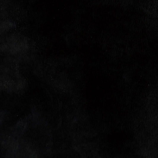 Solid black leather color swatch