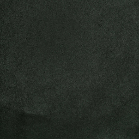dark green textured leather swatch