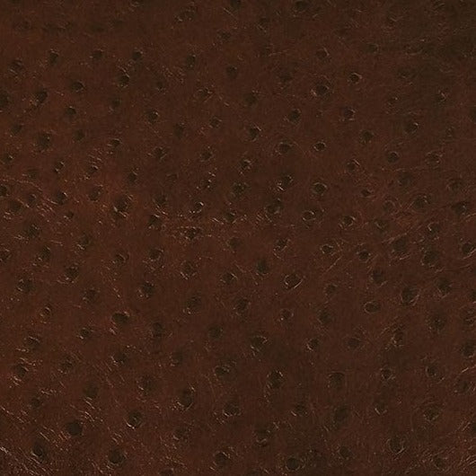 Ostrich, Chocolate, Spilltop® Water Resistance, Hospitality Leather Hide