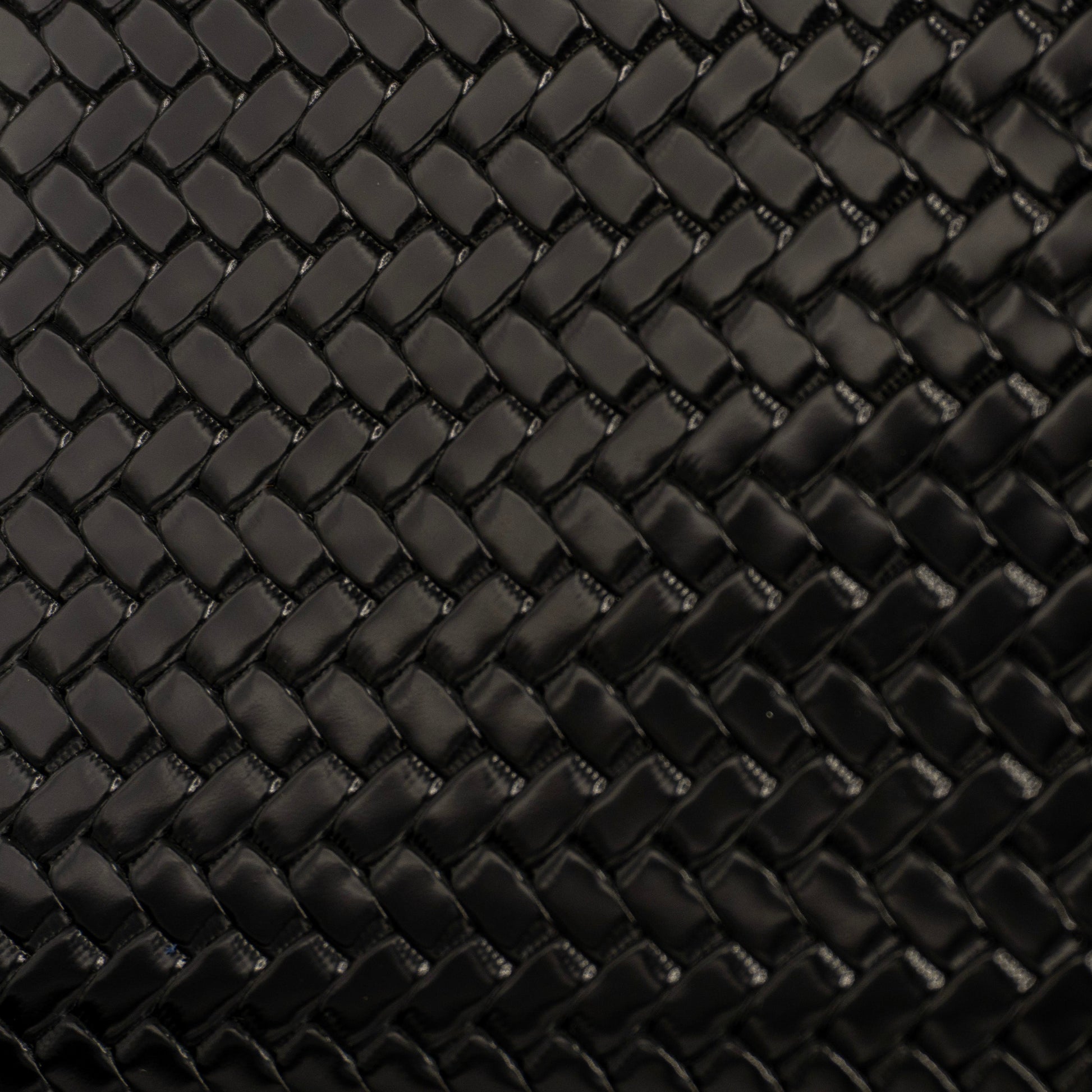 Close-up of a black woven pattern